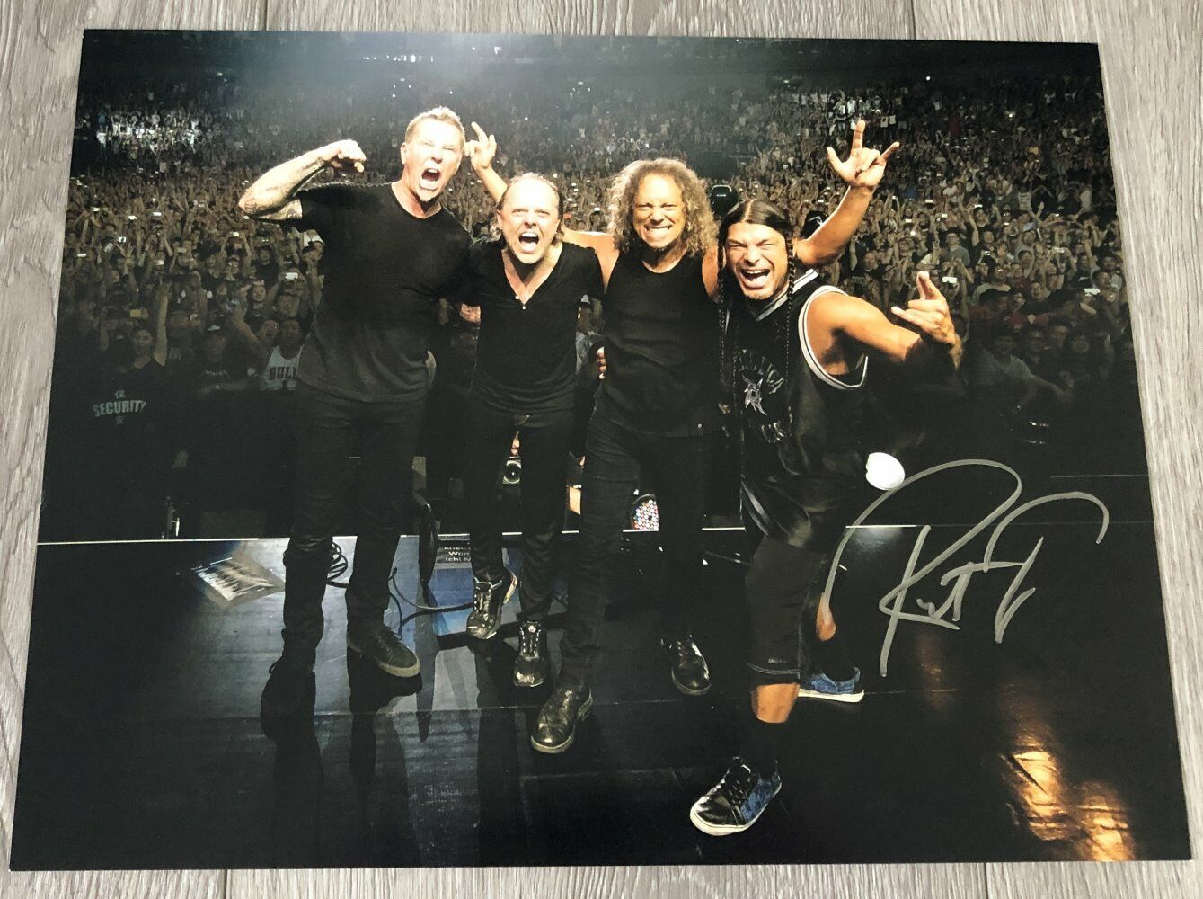 ROB ROBERT TRUJILLO METALLICA SIGNED AUTOGRAPH 11X14 Photo Poster painting B w/EXACT PROOF