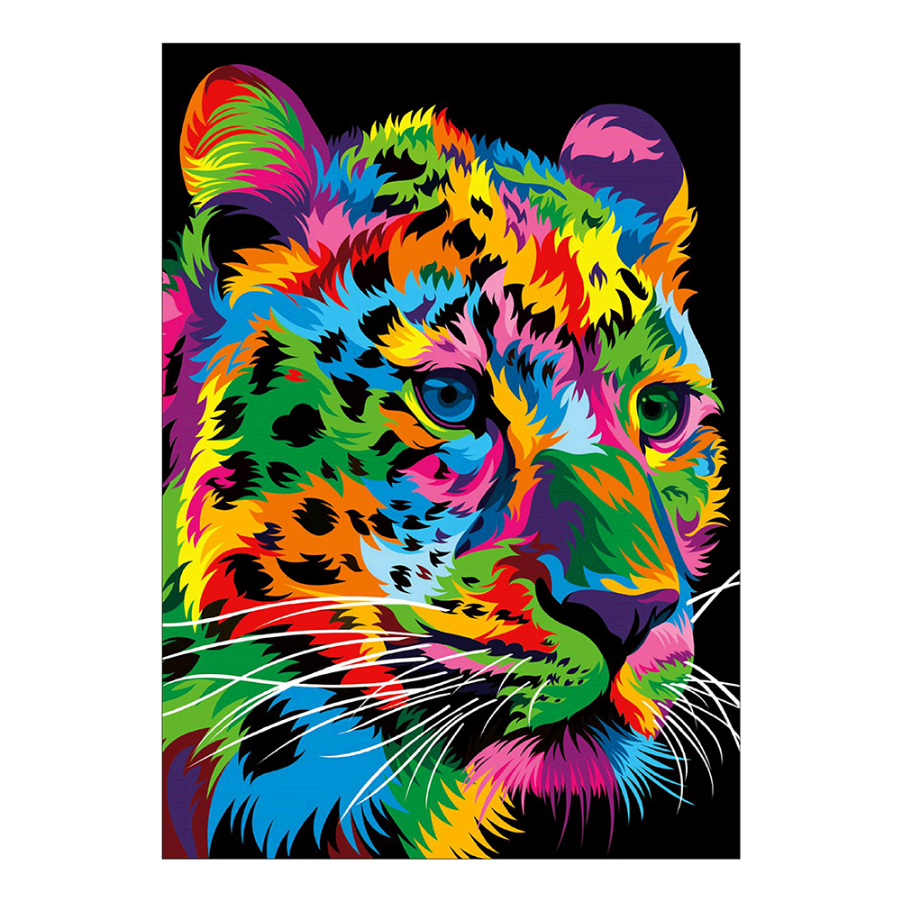 

Leopard - 11CT Stamped Cross Stitch - 36*46CM, 501 Original