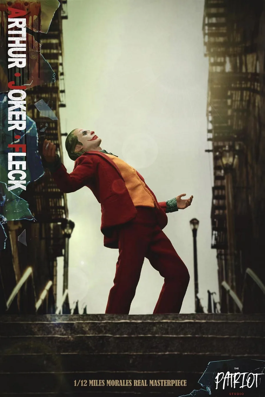 Patriot Studio 1/12 アーサー フレック Patriot Studio 1/12 The Clown The Joker Arthur Fleck 6