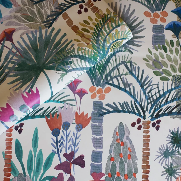 Peel + Stick Phoenix Wallpaper in Naturale by Justina Blakeney®