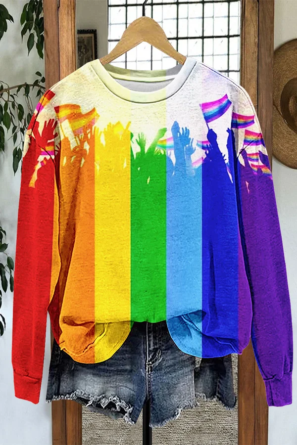 Rainbow LGBT Flag Sweatshirt