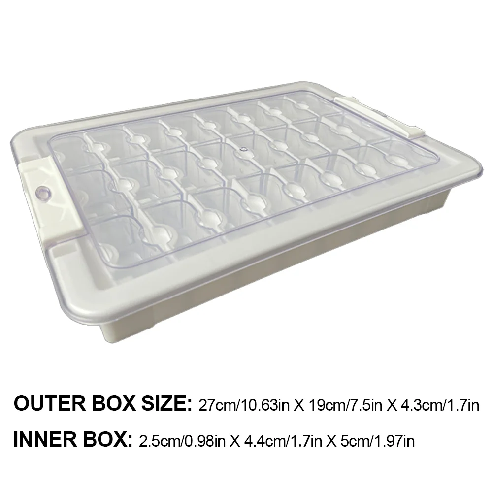 24 Grid Diamond Painting Bead Storage Containers Bead Organizers and Dot Storage