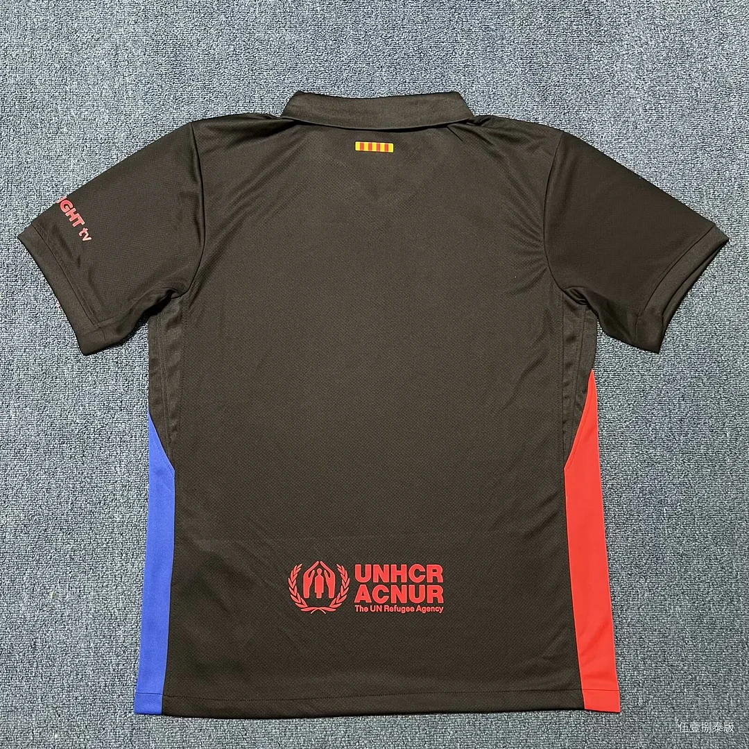 24/25 Barcelona Away Sponsor Football Shirt Thai Quality