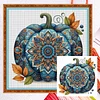 (US Only)Full Embroidery cotton Thread 14CT Counted Pumpkin Cross Stitch Kit 40x40cm