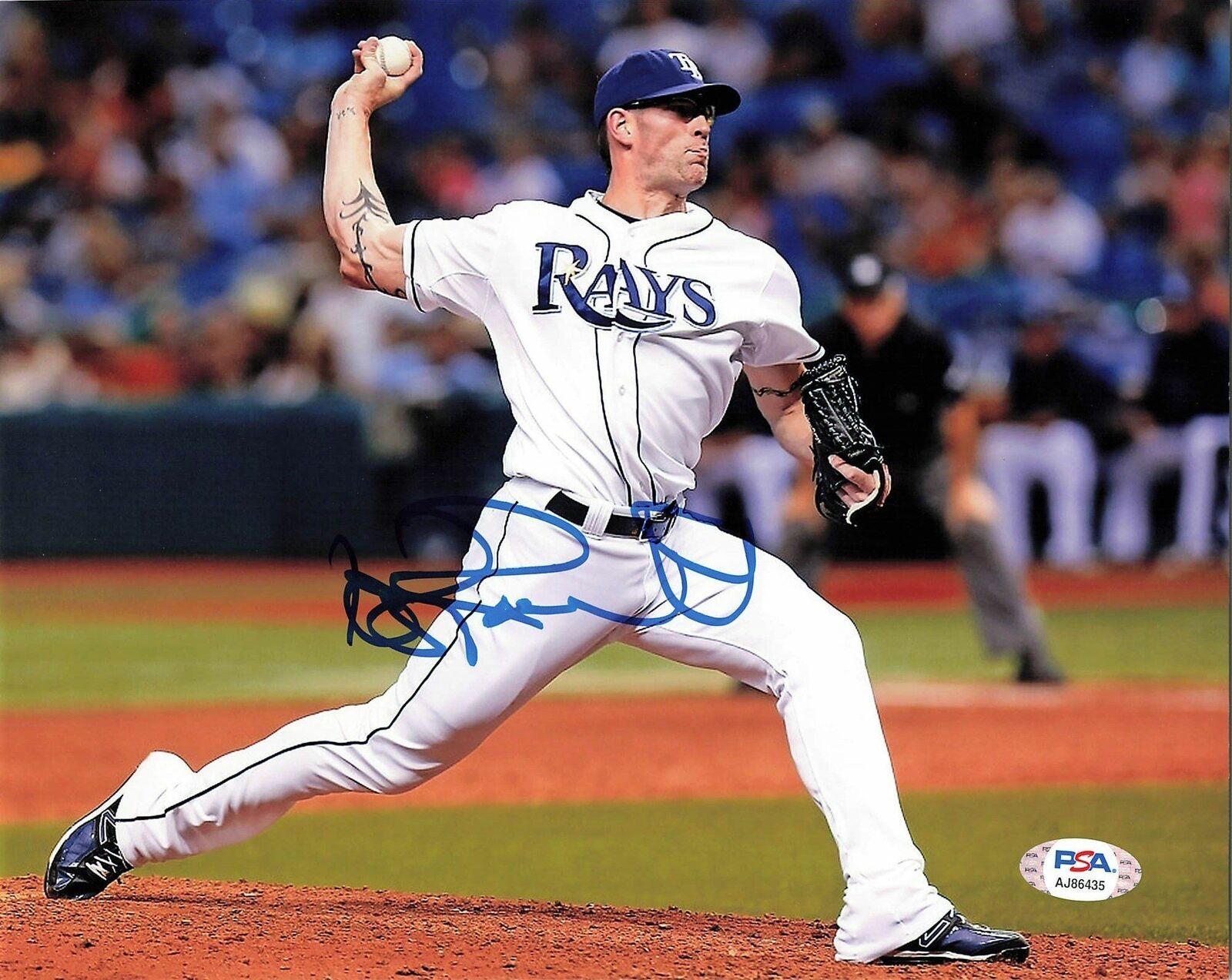 KYLE FARNSWORTH signed 8x10 Photo Poster painting PSA/DNA Autographed Tampa Bay Rays