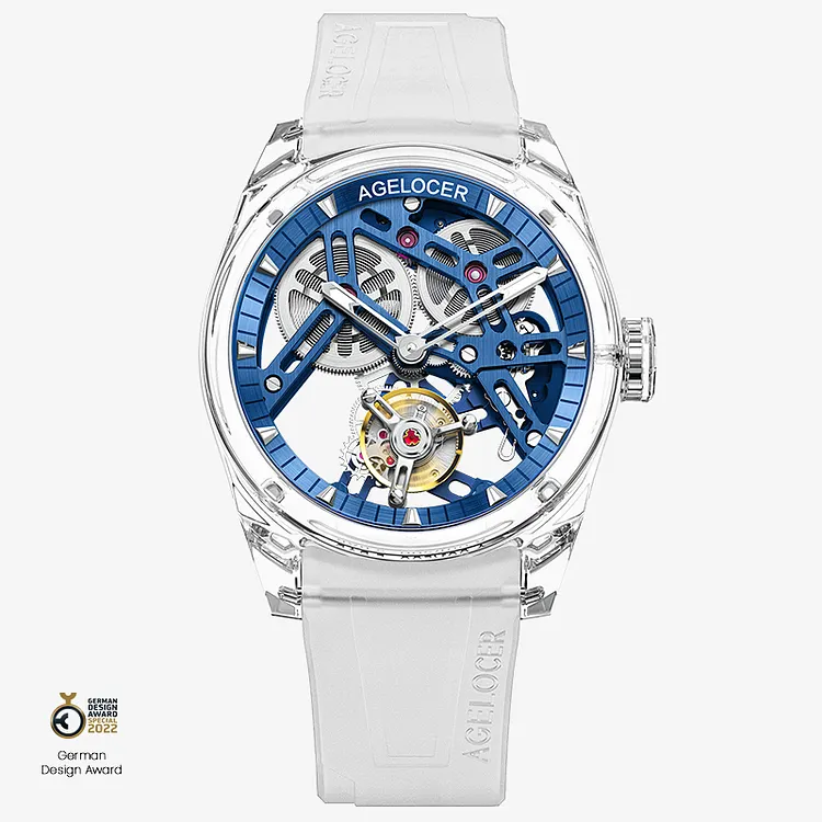 グルーデコキット フローティングジュエルウォッチ　シルバー AGELOCER New Arrival Limited Edition 