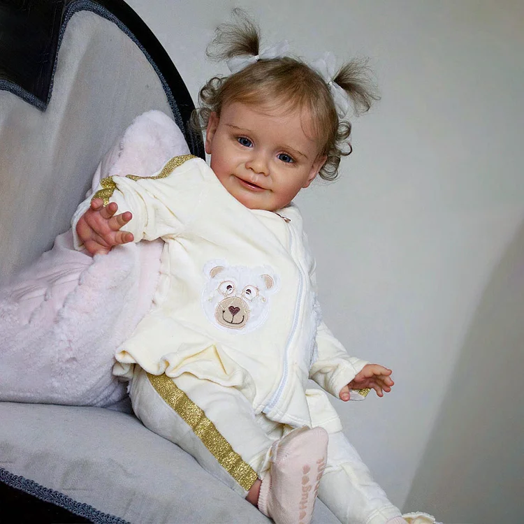 20" Quality Realistic Handmade Reborn Baby Cloth Body Awake Girl Dolls Judine