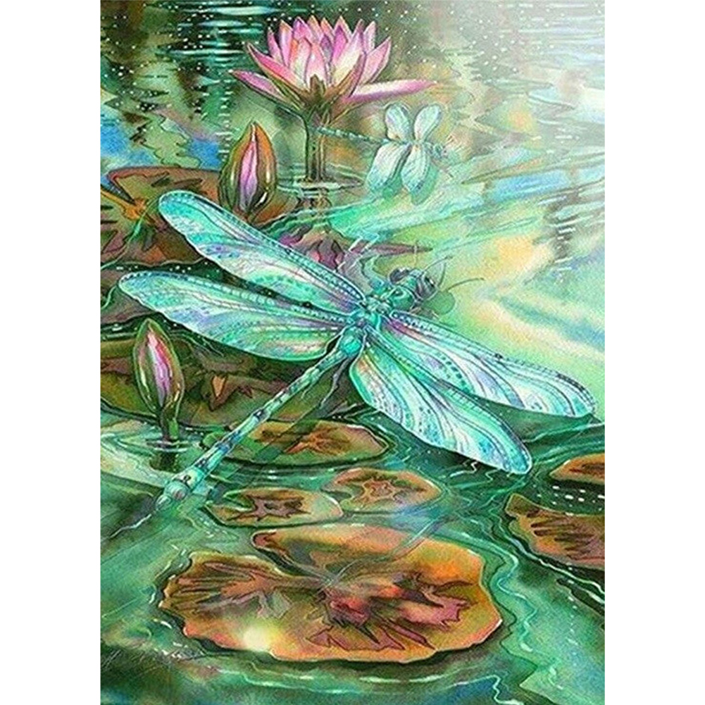 Dragonfly-Paint by Numbers-50x70cm