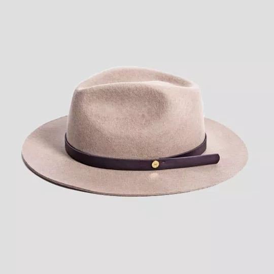 Griffin Fedora- Camel[Fast shipping and box packing]