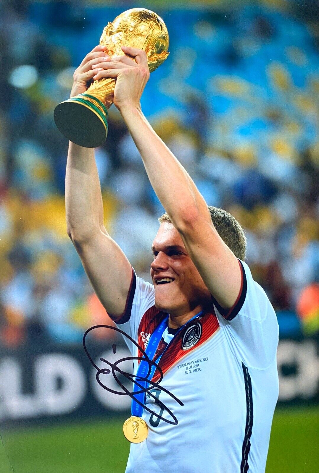 Matthias Ginter Hand Signed 12x8 Germany World Cup Photo Poster painting, Monchengladbach, 1