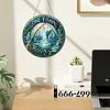 (Upgrade Size)DIY Double Sided Effect Diamond Painting Hanging Pendant Kit (Fish)