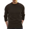 Men's Solid Color Bottoming Round Neck Casual Sweater