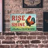 Chickens Warning- Vintage Metal Signs(8*12Inch)