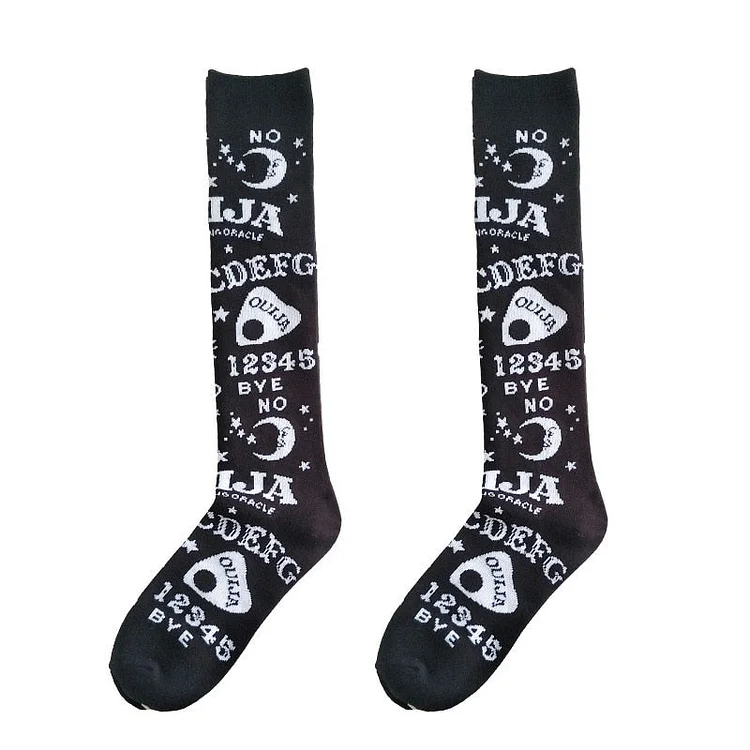 AltGirl Gothic Punk Harajuku Printed Socks - Gotamochi Kawaii Shop, Kawaii Clothes