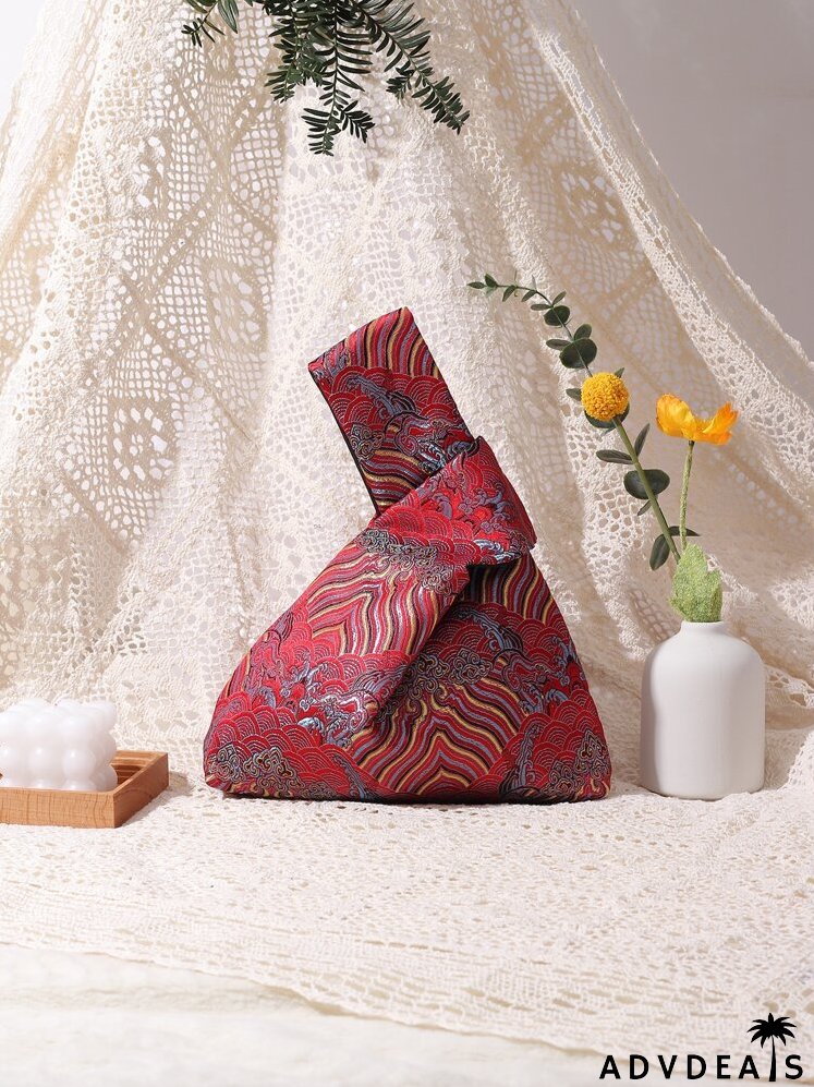 Auspicious Clouds Square Bag