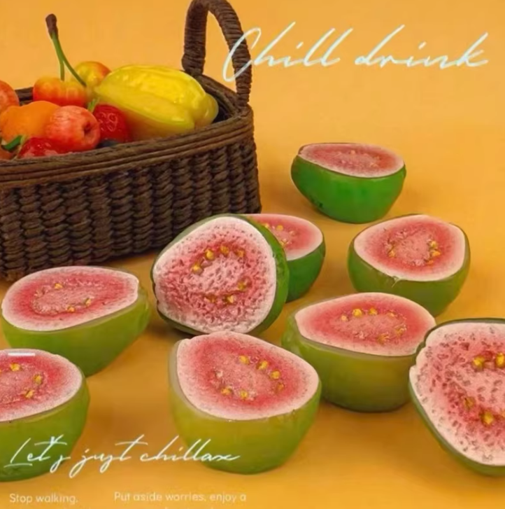 Mini Sliced Fruit Resin Charms Set