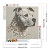 Diamond Painting -DIY Round Drill Stone Art Dog(40x40cm)