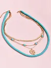 Fashion Personality Leaf Multi-Layer Necklace