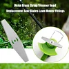 5x Metal Grass String Trimmer Blades Lawn Mower Garden Cutter Replacement