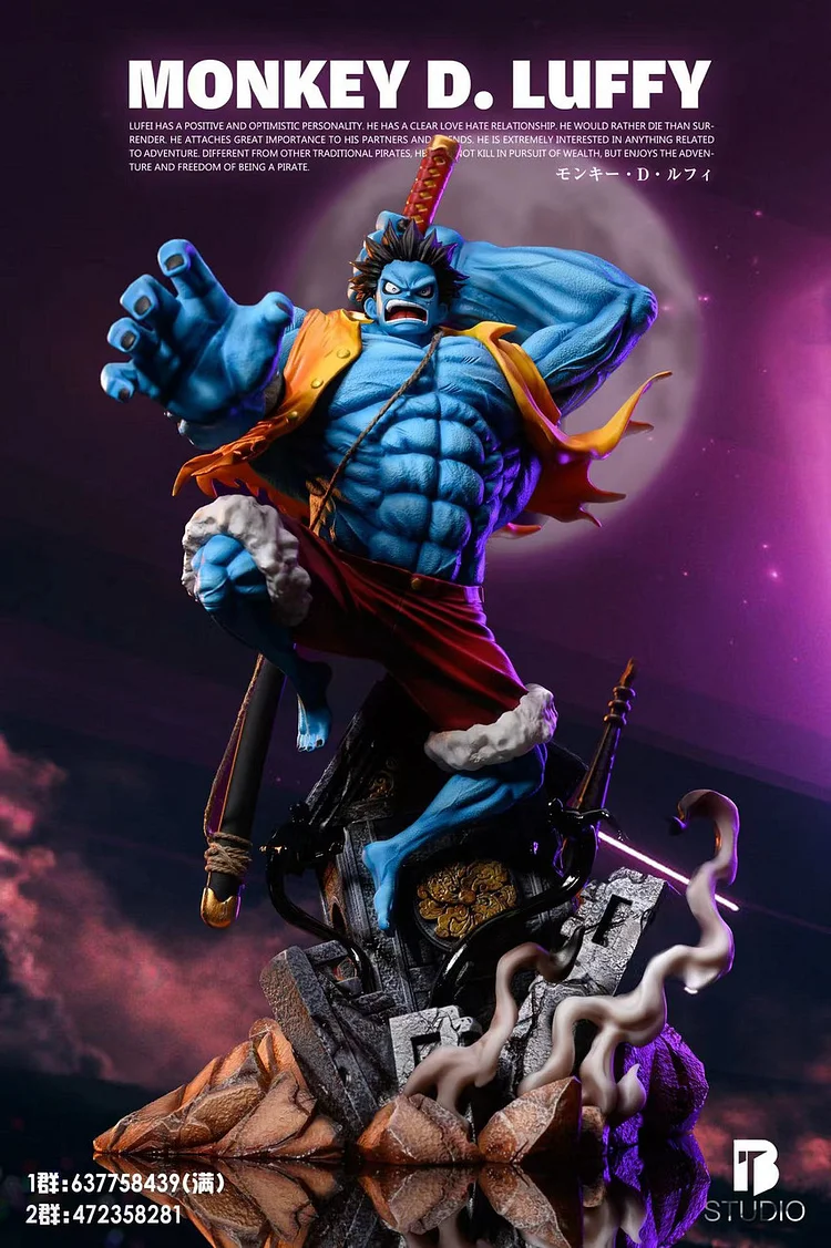 PRE-ORDER BT STUDIO-One Piece Nightmare Luffy Statue GK