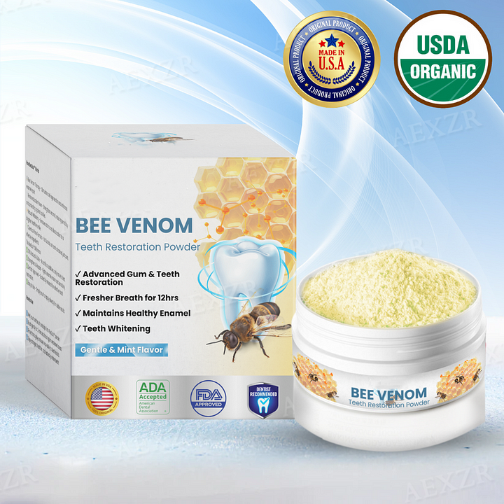 ❤- 𝕤𝕒𝕧𝕖 𝕦𝕡 𝕥𝕠 -𝟞𝟝% 🅾🅵🅵 ❤Bee Venom Teeth Restoration Powder