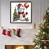 (40*40cm)Christmas Snowman Balloon - Full Round Drill Diamond Painting