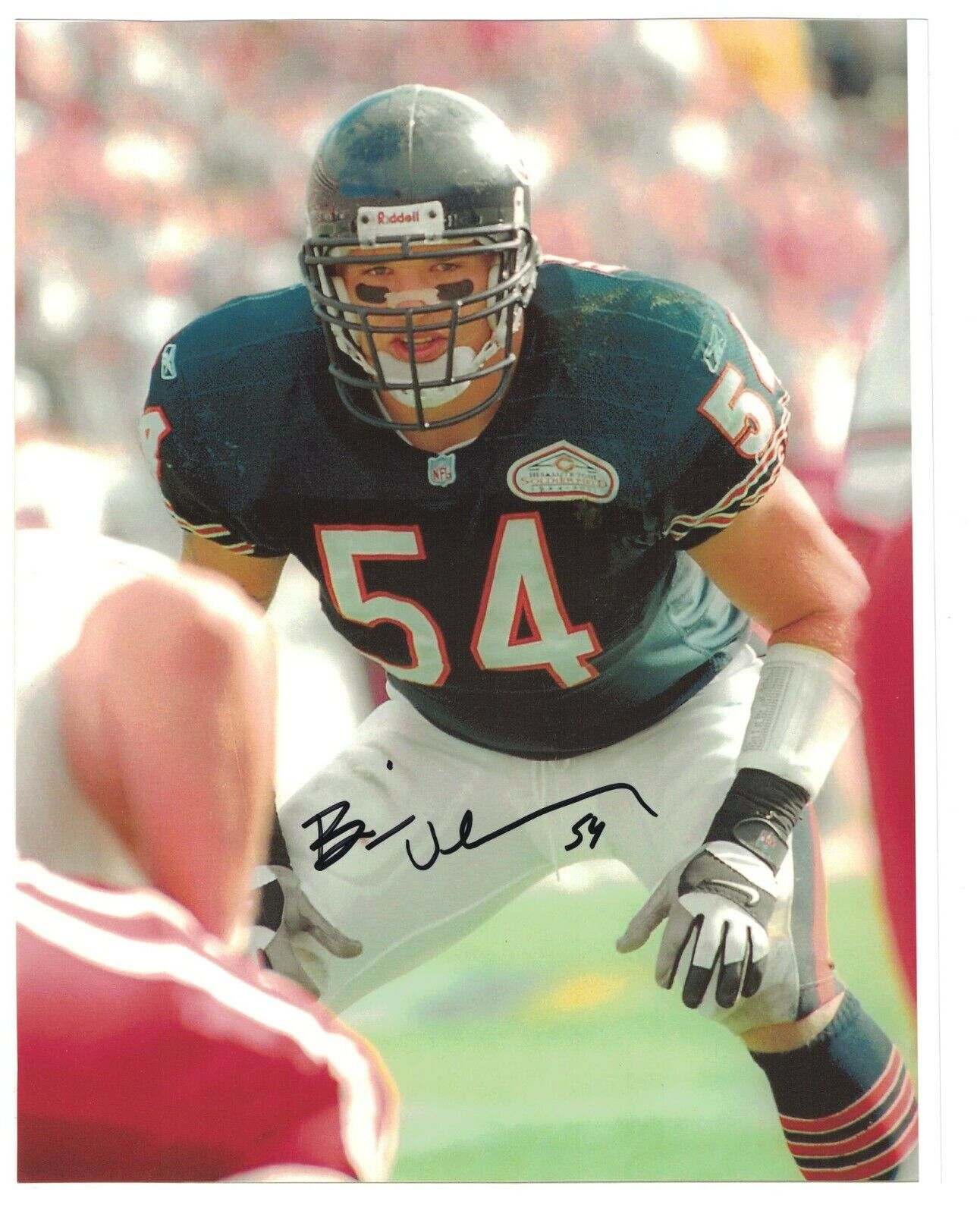 Brian Urlacher Signed Autographed 8 x 10 Photo Poster painting Chicago Bears HOF