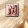Feather Letters-Full Round Diamond Painting 40*40CM