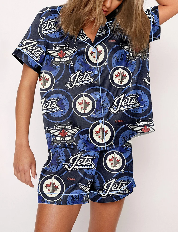 Women's Winnipeg Jets Ice Hockey Pajama Set