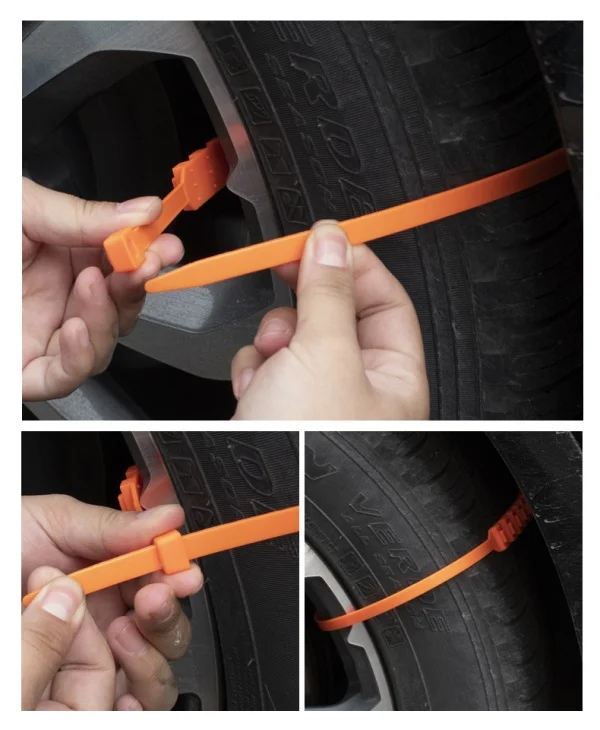 Car Anti-skid Chain Sedan Car suv Van Off-road Vehicle Universal Snow Anti-skid Cable Tie