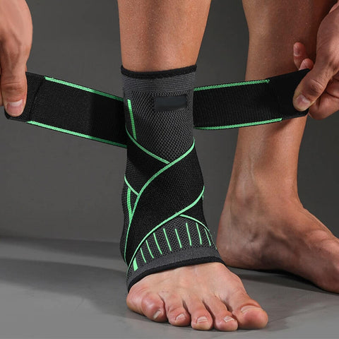 Our ankle compression sleeve with support straps adds an enhanced layer of compression and stability to your ankles.