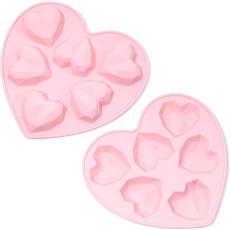 

6 Cavity Silicone Mold Cake Chocolate Non-Stick Diy Mould Kitchen Tools, 501 Original