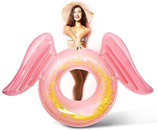 Angel Wings Sparkle Swimming Float