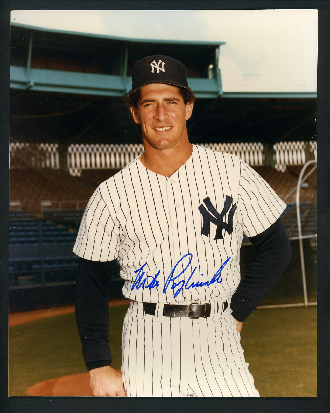 Mike Pagliarulo Signed Autographed 8x10 Photo Poster painting New York Yankees SHIPPING IS