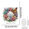 DIY Flowers Butterfly Diamond Painting Acrylic Mirror Desktop Ornaments