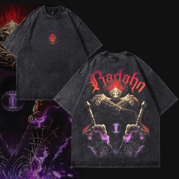 Radahn Elden Ring Printed Unisex Washed T-Shirt