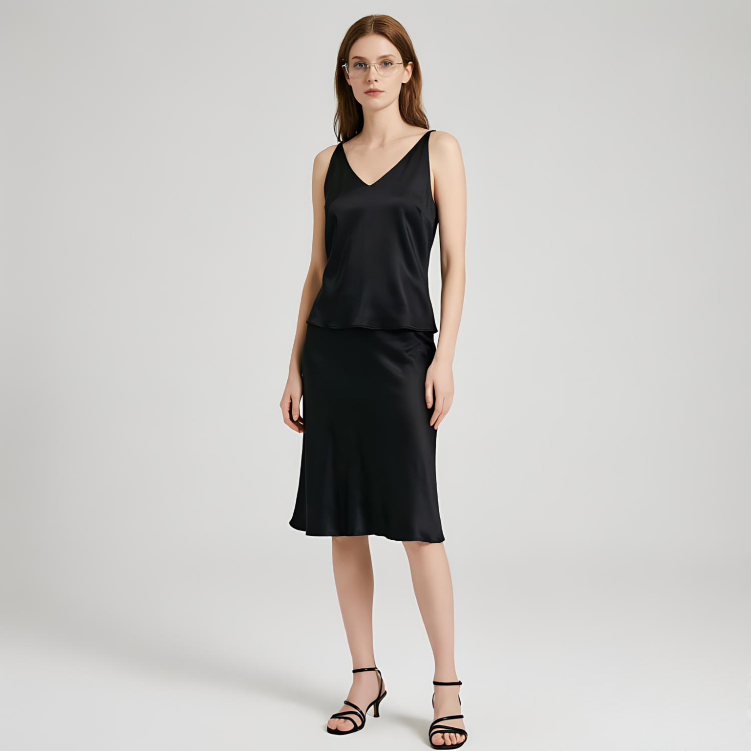 22 MM 100% Mulberry Silk Skirt Midi  REAL SILK LIFE