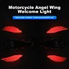 2Pcs Angel Wings Projection Lights 8-30V LED Welcome Light Projector Angels Wing