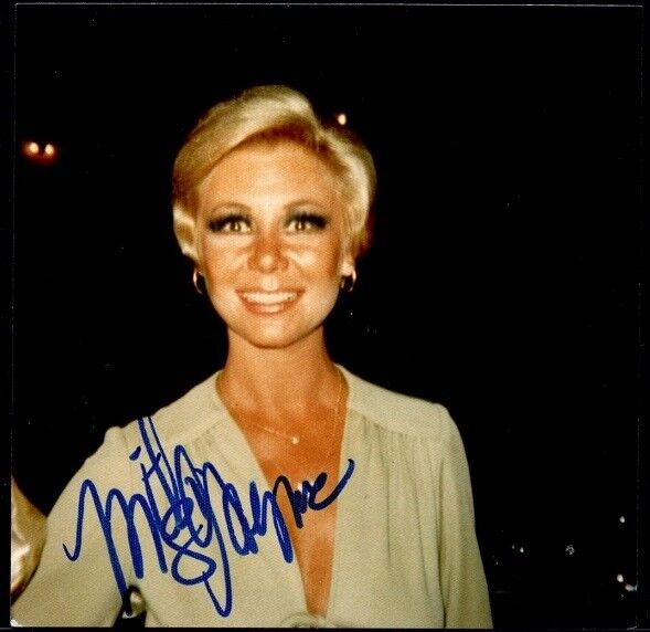 MITZI GAYNOR In-person Signed Photo Poster painting - Unique!