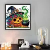 Diamond Painting - Partial Special Shaped Drill - Halloween Pumpkin(Canvas|30*30cm)