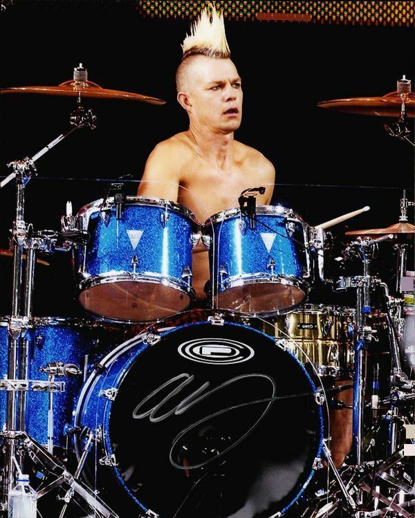 Adrian Young No Doubt Authentic signed rock 8x10 Photo Poster painting W/Cert Autographed 326-a