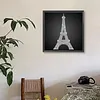 DIY Pearl Painting Eiffel Tower for Home Wall Decor(25x25cm)