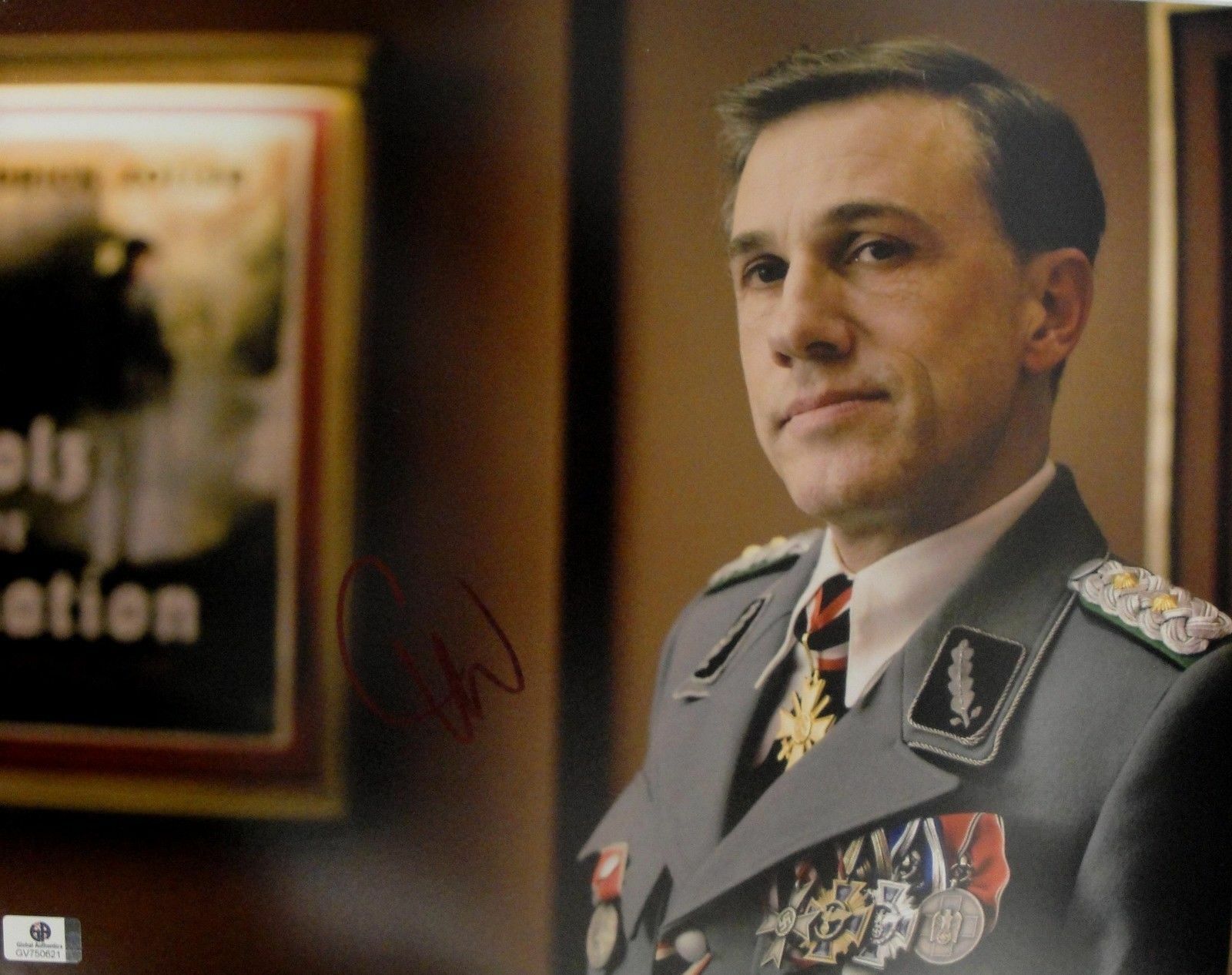 Christoph Waltz Signed Autographed 11x14 Photo Poster painting Inglourious Basterds JSA U16308