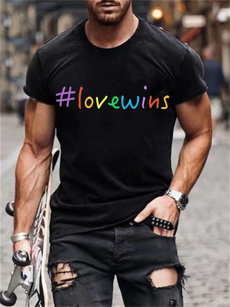 Lovewins Crew Neck T Shirt