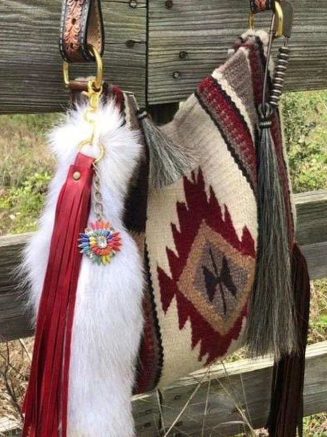 Geometric Vintage Handbag