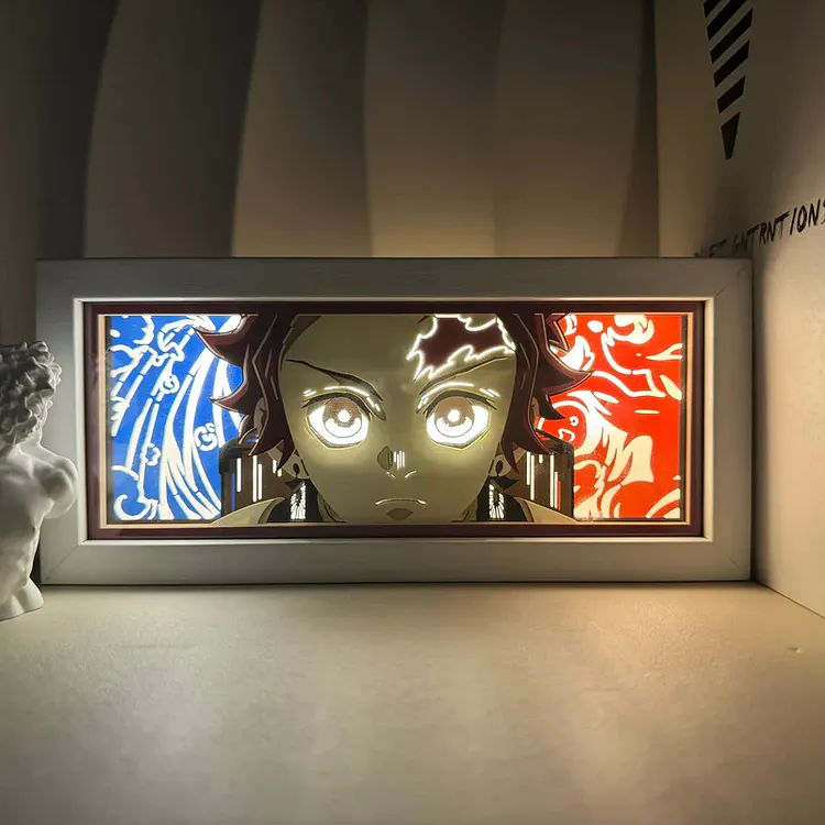 3D LED Box Light - Demon Slayer-Tanjiro