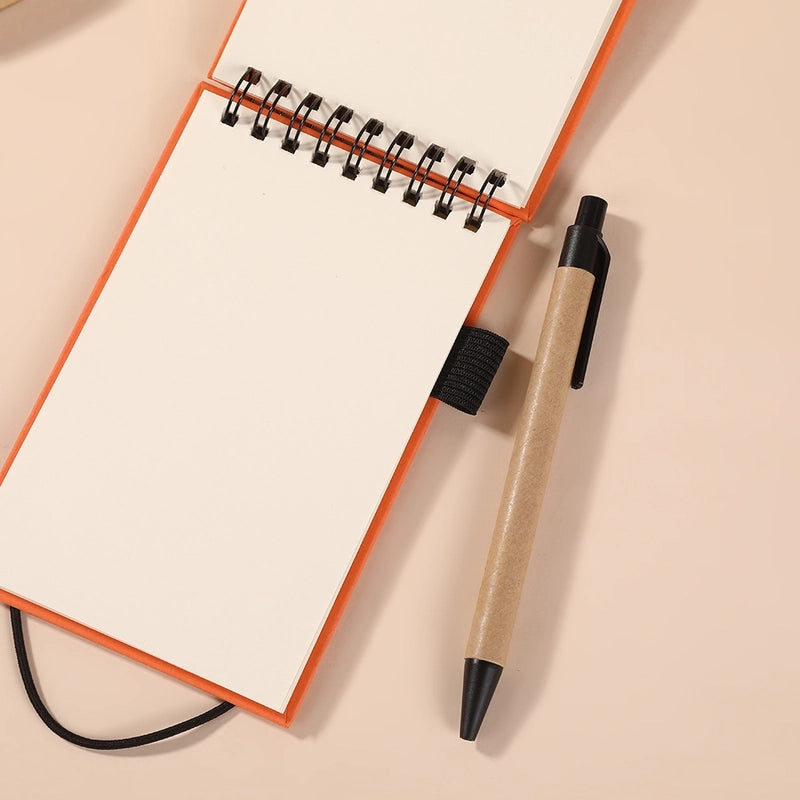 1 Piece Solid Color Learning Paper Preppy Style Notebook