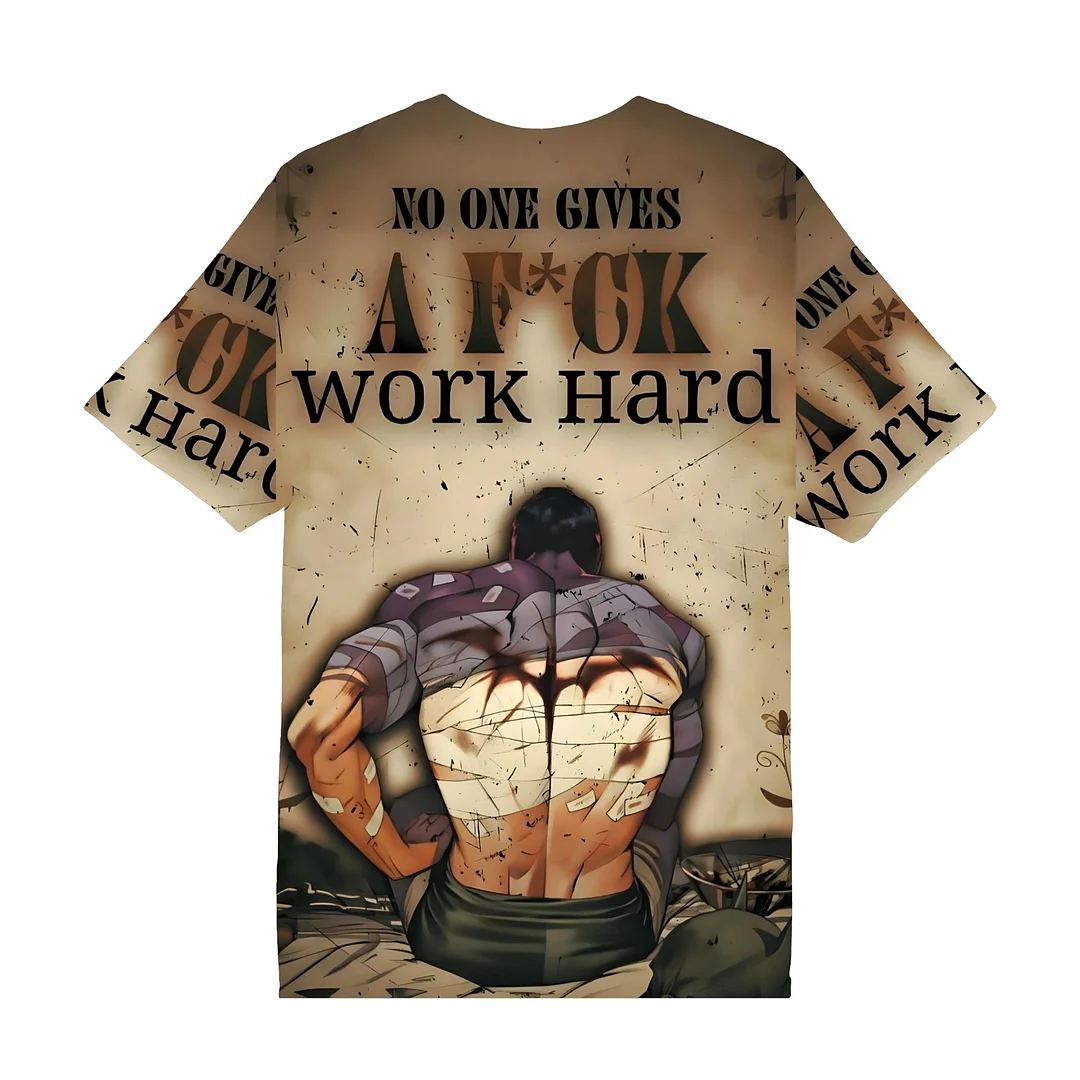 No One Gives A F*ck Jujutsu Kaisen Printed Men's T-shirt