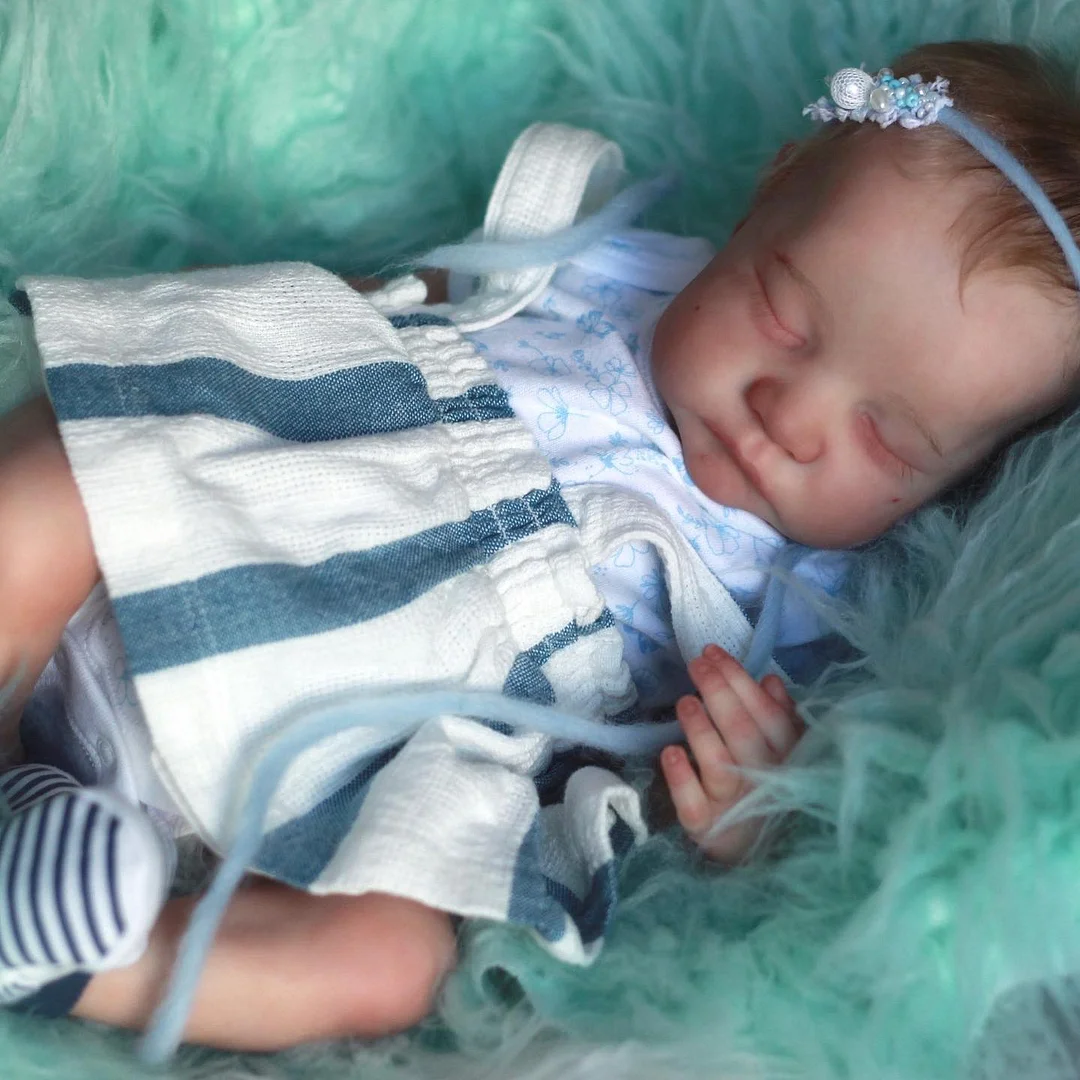 [Mini Baby Dolls] 12'' Realistic Reborn Handmade Baby Girl Sophie, Best Gift for Your Loved One