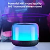 BTS02 RGB Bluetooth Speaker Portable Mini Speaker Glazed Luminous Speaker Outdoor Player